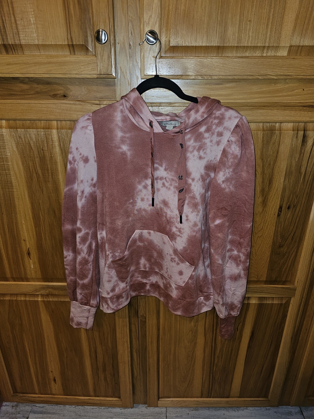Wonderly Dusty Rose Tie-Dye Hoodie